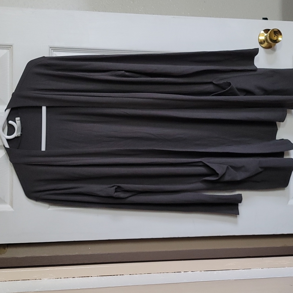 Steel colored Zenana lightweight 2X coverup
